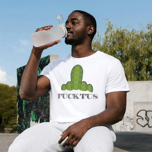 Camiseta Tee de Cactus, Muito Humor