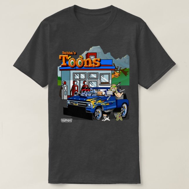 Camiseta Tee de Cartoon Nortwest Wildlife (Frente do Design)