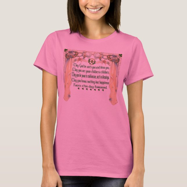 Camiseta Tee de Casamento (Bower Bridal) (Frente)