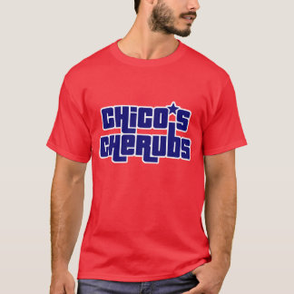 Camiseta Tee de Cherubs do Chico Vermelho e Azul