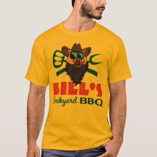 Camiseta Tee de CHURRASCO do quintal de Bill