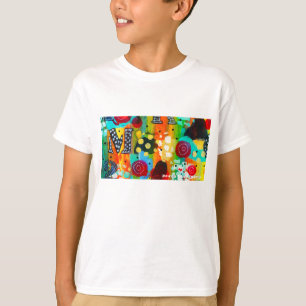 Camiseta Tee de Crianças Artíficas