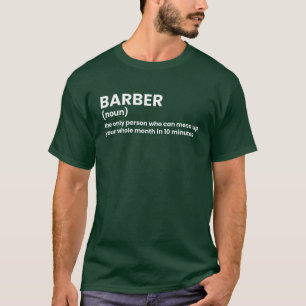 Camiseta Tee de Definição de Barber Hilarious