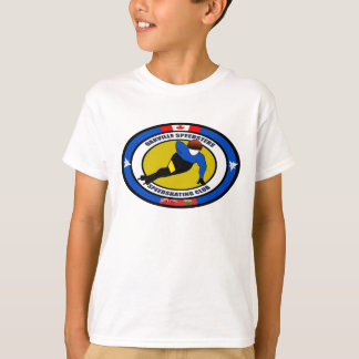 Camiseta Tee De Desempenho Da Juventude / Patinação De Velo
