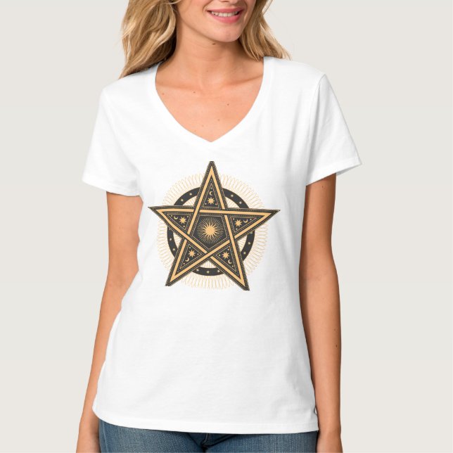 Camiseta Tee de Design Celestial - Ev Brilhante (Frente)