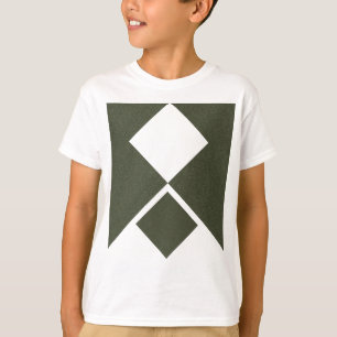 Camiseta Tee de Equilíbrio de Diamante em Verde-Moss - Cami