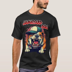 Camiseta Tee de Estradas Urbanas do Cão-de-Junho Bulldog