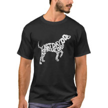 Tee de forma de cão LDDR (cão branco)