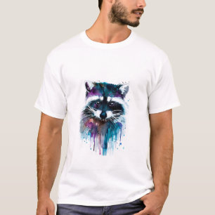 Camiseta tee de guaxinim