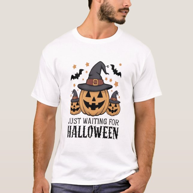 Camiseta Tee de Halloween de Pumpkin Spooky Summer (Frente)
