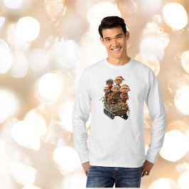 Camiseta Tee de Homens da Brincadeira de Natal