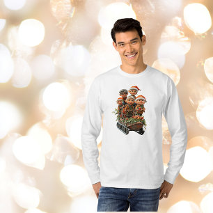Camiseta Tee de Homens da Brincadeira de Natal