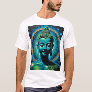 Camiseta Tee de Iluminismo do Buda Cósmico Sagrado