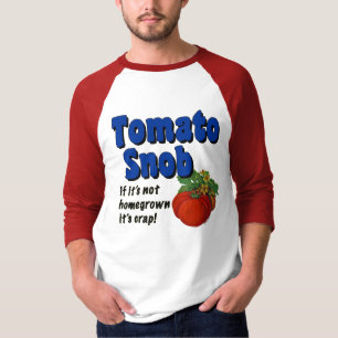 Camiseta Tee De Jardinagem Engraçado De Tomato Snob