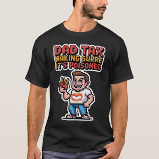 Camiseta Tee de Pixel de Imposto do pai - Unidade de Inspeç