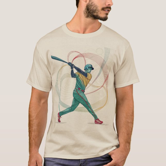 Camiseta Tee Dinâmico de Swing - Capture Sua Paixão (Frente)