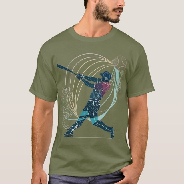 Camiseta Tee Dinâmico de Swing - Capture Sua Paixão (Frente)
