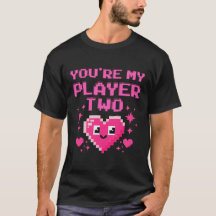 Tee do Amor de Jogador Bonito para Casais e BFFs