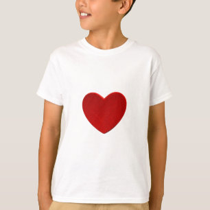 Camiseta Tee do Coração para a Camisa-T infantil