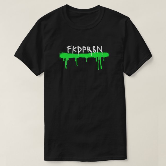 Camiseta Tee do Grafite "FKDPRSN" - Unisex (Frente do Design)