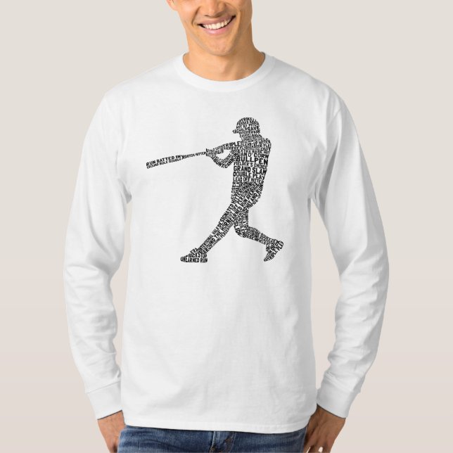 Camiseta Tee do Jogador de Softball com Típico (Frente)