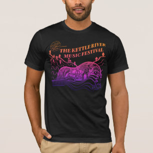 Camiseta Tee do LOGOTIPO Oficial KRMF Brilhante masculino
