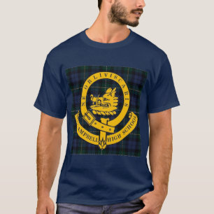 Camiseta Tee do logotipo Unisex Tartan