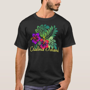 Camiseta Tee do Surf Tropic de Viagem na Ilha Catalina