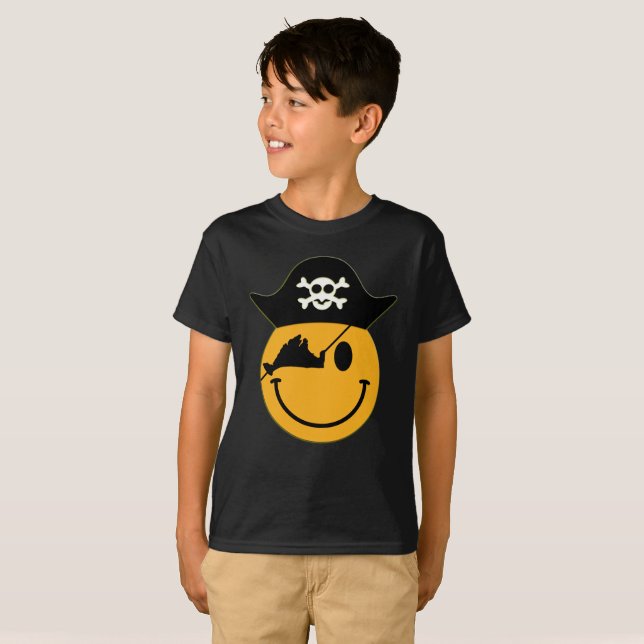 Camiseta Tee do Vineyard Pirate Kid da Martha (Frente Completa)