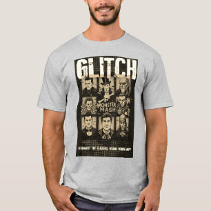 Camiseta Tee dos Monstros Clássicos do Filme de Horror