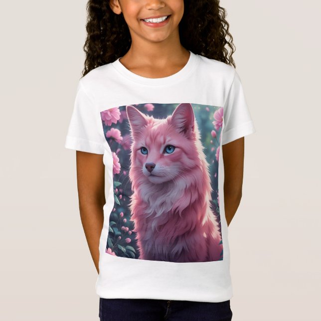 Camiseta Tee Felino Fancioso (Frente)
