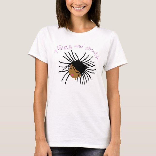 Camiseta Tee feminino de Torres e Gritas (Frente)