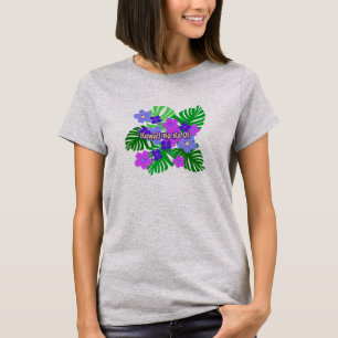 Camiseta Tee Floral Havaiana do Jardim Limahuli