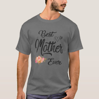 Camiseta Tee for mães Nana's Best Madre Ever