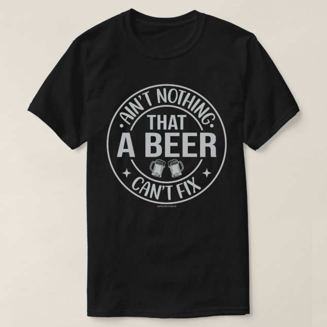 Camiseta Tee Gráfico De Cerveja Engraçada - Cerveja Pode Co (Frente do Design)