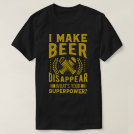 Camiseta Tee Gráfico De Cerveja Engraçada - Superpotência D