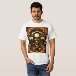 Camiseta Tee Gráfico de Legendas de Metal Pesado - Agite se