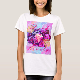 Camiseta Tee Gráfico de Mulheres Escuras e Adoráveis