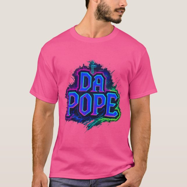 Camiseta Tee Gráfico Do Pope (Frente)