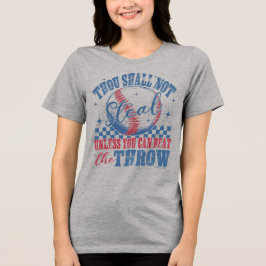 Camiseta Tee Gráfico Engraçado De Baseball - Você Não Deve 