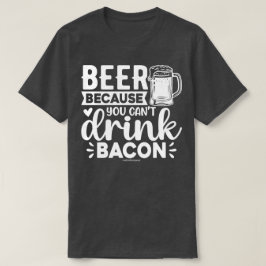 Camiseta Tee Gráfico Engraçado de Cerveja - Não é possível 