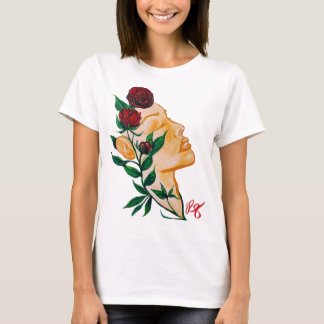 Camiseta Tee Gráfico Lady Rosa