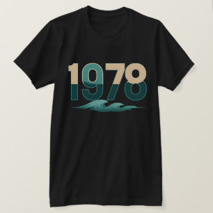 Camiseta Tee Gráfico Onda Oceânica 1978