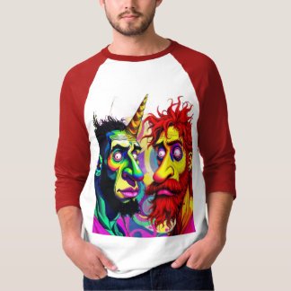 Camiseta Tee I Design Colorida para Unisex