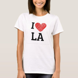Camiseta Tee "I Love LA"