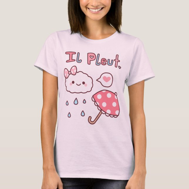 Camiseta Tee "Il Pleut" (Frente)