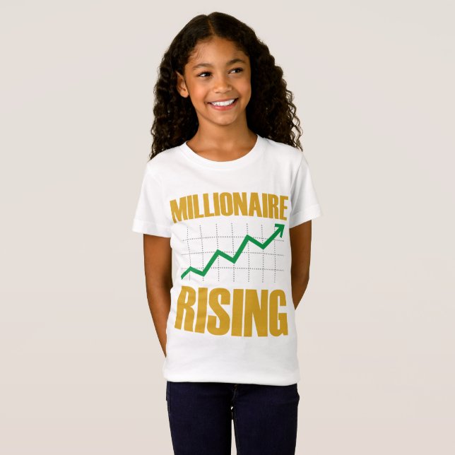 Camiseta Tee Jersey, Ascensão Millionaire (Frente Completa)