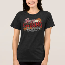 Camiseta Tee Mãe de Baseball - Tee Gráfico de Balas em Rais