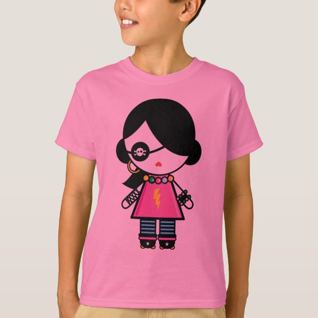 Camiseta tee mini pirata (Frente)