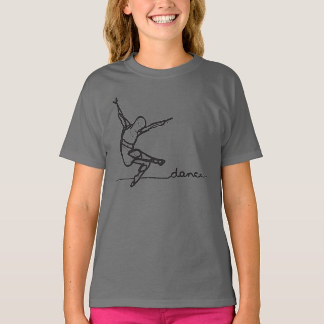 Camiseta Tee Modern Dance (Crianças) (Frente)